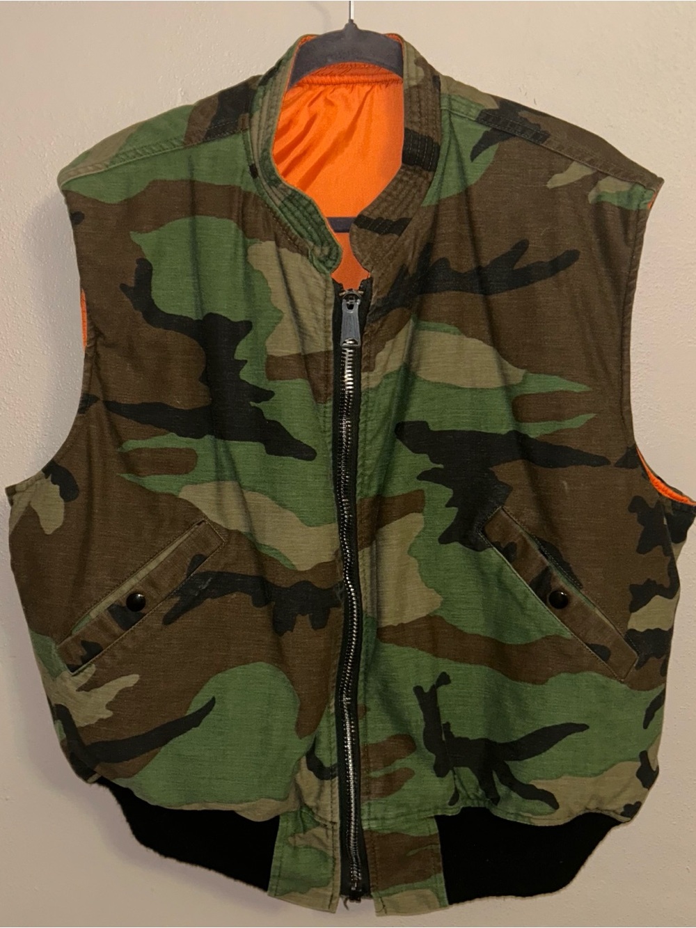 Alpha Industries 90s USFA FLYERS REVERSIBLE Men's Camouflage Vest